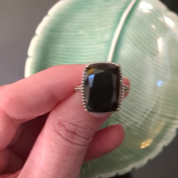 Vintage Jewelry - Onyx Stone Ring
